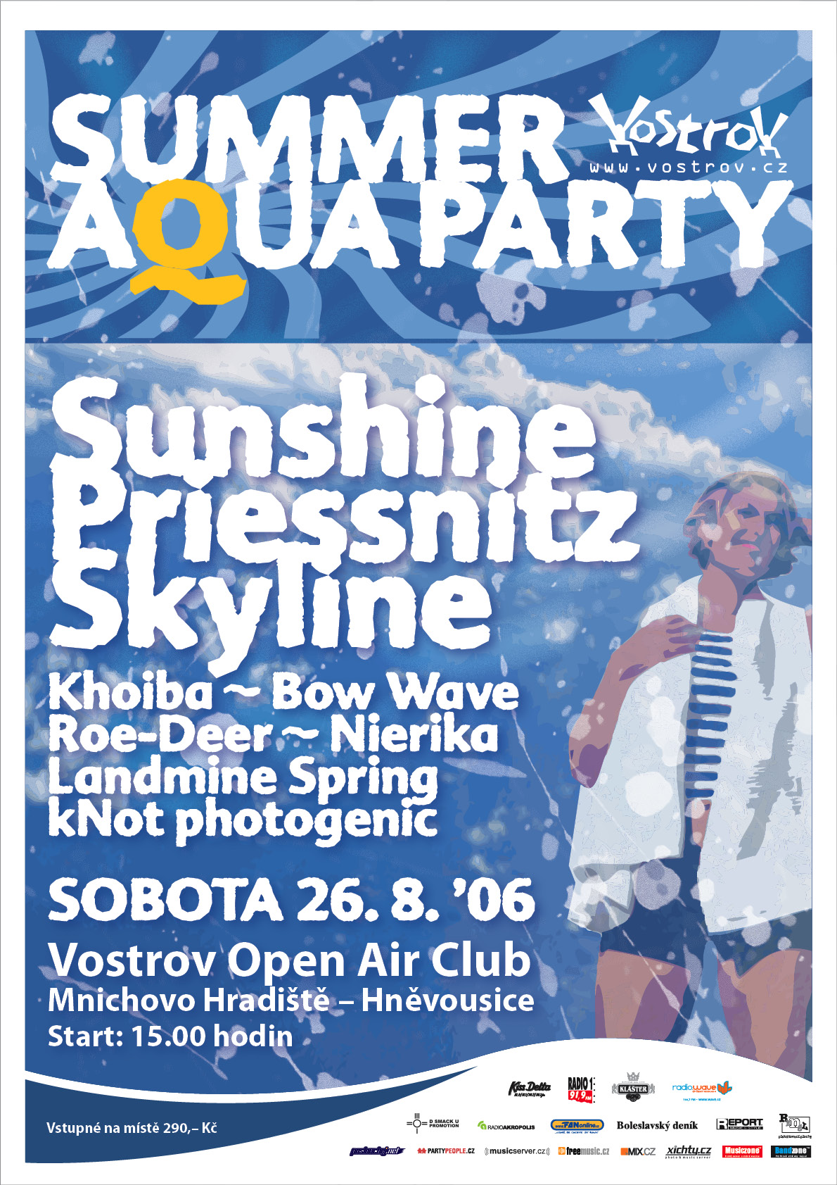 Summer Aqua Party na Vostrově se blíží